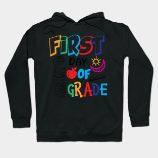 first day of kindercarten grade Hoodie